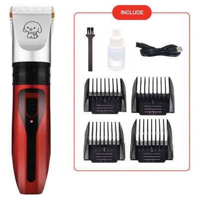 কেনা 1500mA ব্যাটারি পোষা প্রাণী চুল Trimmer বেতার কুকুর clippers পুনরায় চার্জযোগ্য সিরামিক ব্লেড অনলাইনে উৎপাদন