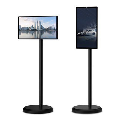 60Hz 21.5 ইঞ্চি স্মার্ট টিভি 1920x1080 পোর্টেবল স্ট্যান্ড টিভি অ্যান্ড্রয়েড 12