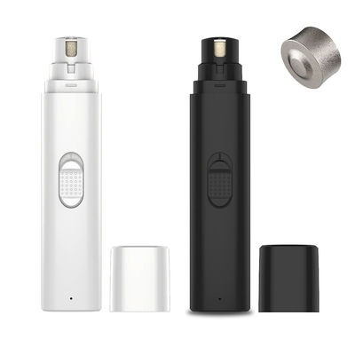 রিচার্জযোগ্য অটোমেটিক বিড়ালের নখ ট্রিমার হোয়াইট ছোট কুকুরের নখ ক্লিপার